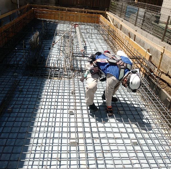 板橋区Oy邸　基礎工事・2　JIOによる配筋検査